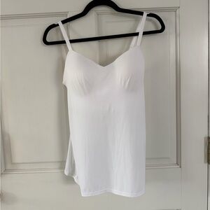 Soma Embliss Luxe White Tank/ Camisole Top, Size L